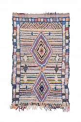 Tapete Berbere Marroquino Boucherouite 225 x 140 cm