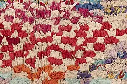 Tapete Berbere Marroquino Boucherouite 205 x 145 cm