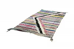 Tapete Berbere Marroquino Boucherouite 135 x 240 cm