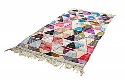 Tapete Berbere Marroquino Boucherouite 135 x 275 cm