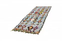 Tapete Berbere Marroquino Boucherouite 290 x 95 cm