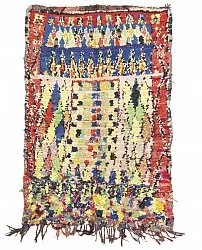 Tapete Berbere Marroquino Boucherouite 180 x 115 cm