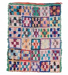 Tapete Berbere Marroquino Boucherouite 195 x 150 cm