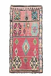 Tapete Berbere Marroquino Boucherouite 240 x 105 cm