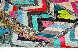 Tapete Berbere Marroquino Boucherouite 145 x 270 cm