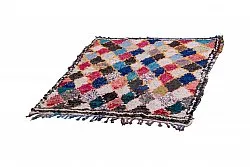 Tapete Berbere Marroquino Boucherouite 185 x 150 cm
