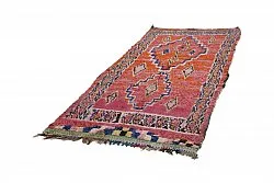 Tapete Berbere Marroquino Boucherouite 275 x 130 cm