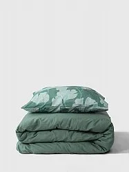 Conjunto de capa de edredão - Abril (verde escuro)