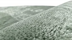 Tapetes redondos - Aranga Super Soft Fur (verde)