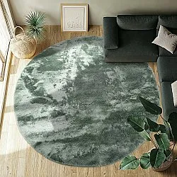 Tapetes redondos - Aranga Super Soft Fur (verde)