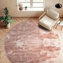 Tapetes redondos - Aranga Super Soft Fur (rosa)