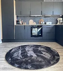 Tapetes redondos - Aranga Super Soft Fur (antracite)