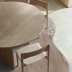 Tapete Shaggy Ondulado Assimétrico - Aranga Super Soft Fur (marrom)