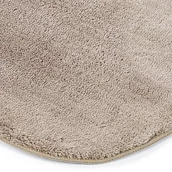 Tapete Shaggy Ondulado Assimétrico - Aranga Super Soft Fur (marrom)