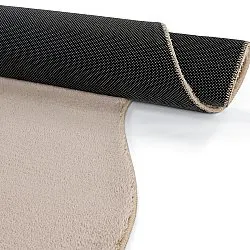 Tapete Shaggy Ondulado Assimétrico - Aranga Super Soft Fur (marrom)