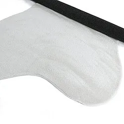 Tapete Shaggy Ondulado Assimétrico - Aranga Super Soft Fur (branco)