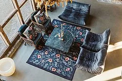 Tapete Wilton - Poppy (preto)