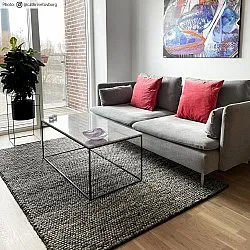 Tapete de lã - Avafors Wool Bubble (cinza)