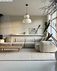 Tapete de lã - Avafors Wool Bubble (bege)