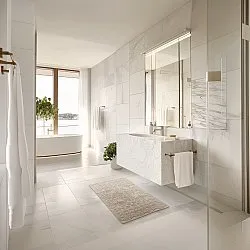 Tapete de banheiro - Bella (bege)