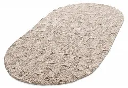 Tapete de banheiro oval - Bevin (bege)
