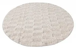 Tapete de banheiro redondo - Bevin (offwhite)