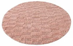 Tapete de banheiro redondo - Bevin (rosa)