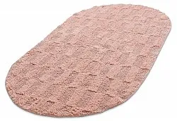 Tapete de banheiro oval - Bevin (rosa)