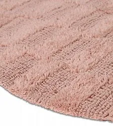 Tapete de banheiro oval - Bevin (rosa)