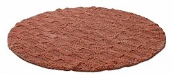Tapete de banheiro redondo - Bevin (terracota)