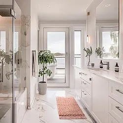 Tapete de banheiro - Elvie (rosa)