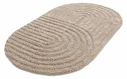 Tapete de banheiro oval - Embla (bege)