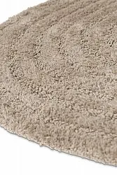 Tapete de banheiro oval - Embla (bege)