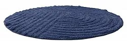 Tapete de banheiro redondo - Embla (azul)