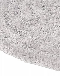 Tapete de banheiro redondo - Embla (cinza claro)