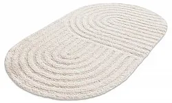 Tapete de banheiro oval - Embla (offwhite)