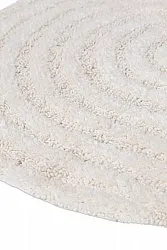 Tapete de banheiro oval - Embla (offwhite)