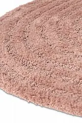Tapete de banheiro oval - Embla (rosa)