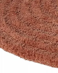 Tapete de banheiro redondo - Embla (terracota)