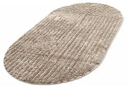 Tapete de banheiro oval - Evena (bege)