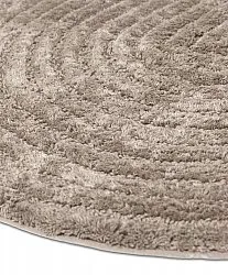 Tapete de banheiro oval - Evena (bege)