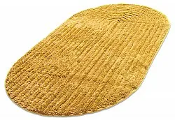 Tapete de banheiro oval - Evena (amarelo)