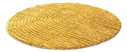 Tapete de banheiro redondo - Evena (amarelo)