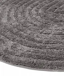 Tapete de banheiro redondo - Evena (cinza escuro)