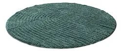 Tapete de banheiro redondo - Evena (verde escuro)