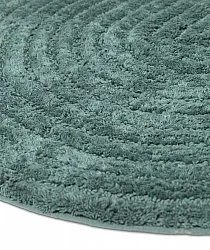 Tapete de banheiro redondo - Evena (verde escuro)