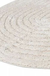 Tapete de banheiro oval - Evena (offwhite)
