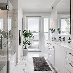 Tapete de banheiro - Flynn (cinza escuro)