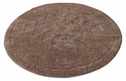 Tapete de banheiro redondo - Gertie (marrom)