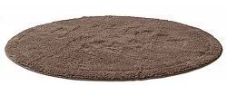 Tapete de banheiro redondo - Gertie (marrom)